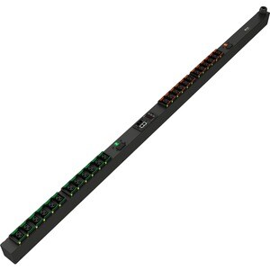 Geist MGU3EGB1-24CF13-3PS6B2A10-S PDU - Compatível com TAA - Tomada comutada monitorizada - 1P+N+E - 24 x Combinação C13/C