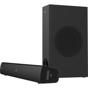 Creative Stage V2 2.1 Bluetooth Sound Bar Speaker - 80 W RMS - Black - Wall Mountable - 80 Hz to 20 kHz - Dolby Digital - USB