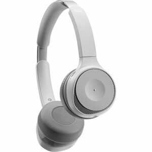 Webex 730 Wired/Wireless On-ear, Over-the-head Stereo Headset - Platinum - Google Assistant, Cortana, Siri - Binaural - Ea