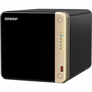QNAP Turbo NAS TS-464-8G 4 x Gesamtzahl Einschübe SAN/NAS-Speichersystem - 4 GB Größe Flash-Speicher - Intel Celeron N5095