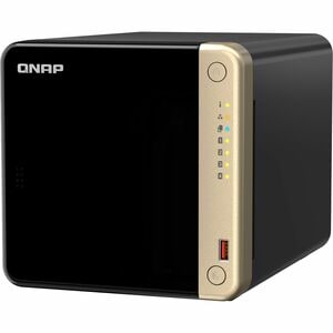 QNAP Turbo NAS TS-464-8G 4 x Total Bays SAN/NAS Storage System - 4 GB Flash Memory Capacity Celeron N5095 Quad-core (4 Cor