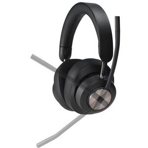 Kensington H3000 Kabellos Über das Ohr, Kopfbügel Stereo Headset - Schwarz - Google Assistant, Siri - Binaural - Geschloss