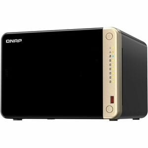 QNAP Turbo NAS TS-664-8G 6 x Total de compartimentos Sistema de armazenamento SAN/NAS - 4 GB Flash Memory Capacity - Intel