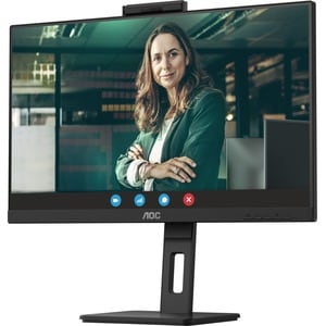 AOC 24P3CW 24 Zoll Class Webcam Full HD LCD-Monitor - 16:9 Format - Schwarz - 60,5 cm (23,8 Zoll) Viewable - IPS-Technolog