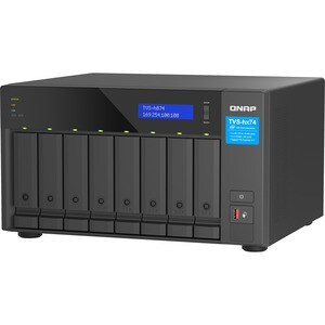 QNAP TVS-h874-i7-32G 8 x Total Bays SAN/NAS Storage System - 5 GB Flash Memory Capacity Core i7 i7-12700 Dodeca-core (12 C