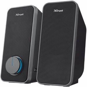 Trust 2.0 Lautsprechersystem - 14 W RMS - Schwarz - Tischmontierbar - Bücherregal - USB - 2