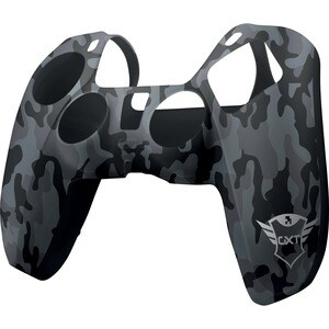 Trust Gaming GXT 748 Hülle für Sony Gaming-Steuerung, Spielkonsole - Schwarz - Kratzfest, Rutschfest - Silikon