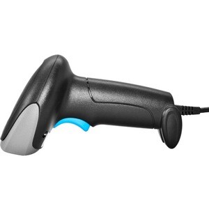 Exterior Dispositivo de mano Escaner de código de barras 3nStar - Negro - Cable Conectividad - USB Cable Included - 1D - L
