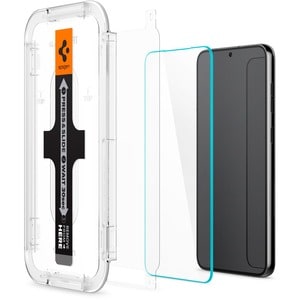 Spigen EZ FIT GLAS.tR 9H Tempered Glass Screen Protector - For LCD Smartphone - Dust Resistant, Oil Resistant, Fingerprint