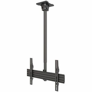 Kanto Ceiling Mount for TV - Black - Height Adjustable - 37" to 70" Screen Support - 110 lb (49895.16 g) Load Capacity - 7