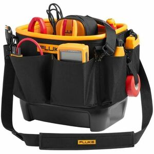 Fluke TB25 Carrying Case Rugged (Bucket) Tools - Black - Damage Resistant, Water Proof Bottom - Polyester, Polyvinyl Chlor