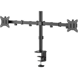 V7 DM1GCD Clamp Mount for Monitor - Landscape/Portrait - 2 Display(s) Supported - 43.2 cm to 81.3 cm (32") Screen Support 