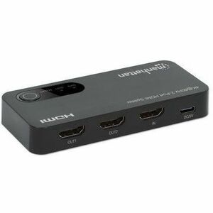 Video Splitter HDMI 4k@60Hz, 1 in:2 out, 1 - 3840x2160 - 1 x Entrada HDMI - 2 x Salida HDMI - USB