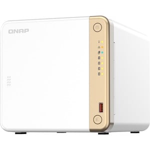 QNAP Turbo NAS TS-462-4G 4 x Total Bays SAN/NAS Storage System - 4 GB Flash Memory Capacity Celeron N4505 Dual-core (2 Cor