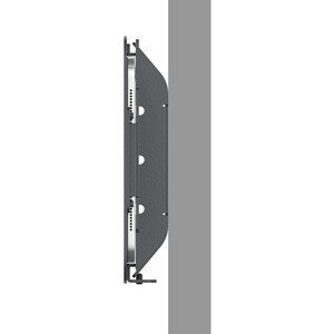 Heckler Design Wall Mount for Tablet, Network Adapter - Black Gray - Steel, Powder Coated Steel