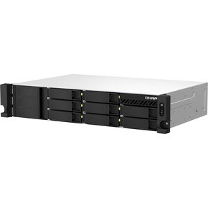 Système de stockage SAN/NAS QNAP TS-864EU-RP-8G - 8 x Total de compartiments - 4 Go Flash Memory Capacity - Intel Celeron 
