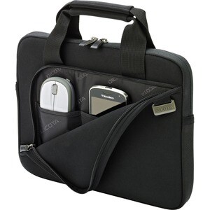 Dicota SmartSkin Tasche (Sleeve) für 33,8 cm (13,3 Zoll) Notebook - Schwarz - Neopren Körper - Griff