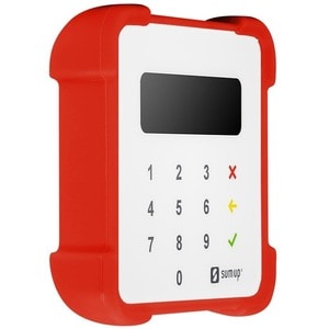 MOBILIS R Series Rugged Case for SumUp Payment Terminal - Red - Scratch Resistant, Drop Resistant, Impact Resistant, Shock