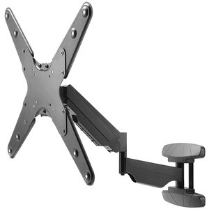 Neomounts - Supporto a parete Full Motion con molla a gas per monitor da 40" a 55", portata 30Kg. VESA max 400x400