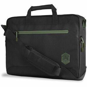 STM Goods Eco Carrying Case (Briefcase) for 38.1 cm (15") to 40.6 cm (16") Notebook - Black - 300D Polyester Body - Trolle
