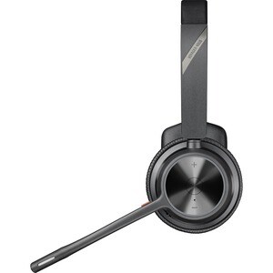 Poly Voyager 4300 UC 4310 Kabel/Kabellos Auf den Ohren, Kopfbügel Mono Headset - Schwarz - Microsoft-Teams-Zertifizierung 