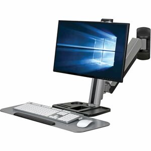 Tripp Lite by Eaton WorkWise WWSS1332W Wandhalterung für Flachbildschirm, TV, Tastatur, Telefon, Lüfter - Schwarz - 1 Unte