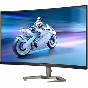 Monitor LED da gioco Philips Evnia 32M1C5200W 812,8 mm (32") Class Full HD Schermo curvo - 16:9 - Nero tessuto, Argento - 