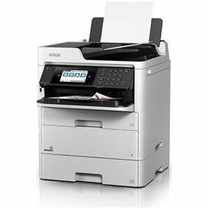 Epson WF C579R Inkjet Multifunction Printer - Monochrome - Copier/Printer/Scanner - Up to 50000 Pages Monthly - Colour Sca