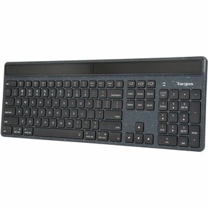 Targus EcoSmart AKB868FR Keyboard - Wireless Connectivity - French - AZERTY Layout - Black - Scissors Keyswitch - Bluetoot