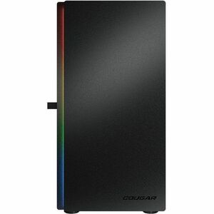 COUGAR Gabinete para computadora gamer - Mini ITX, Micro ATX Placa base admitida - Minitorre - Vidrio templado - Negro - 5