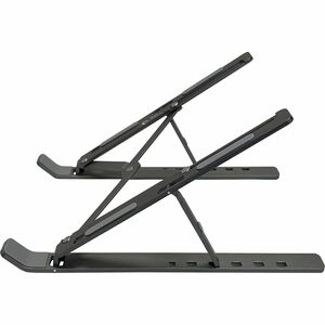Amer Folding Travel Laptop Tablet Stand (Gray) - 5.71" Height x 7.09" Width x 10.04" Depth - Aluminum Alloy - Gray