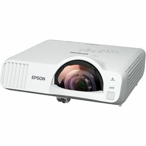 Epson EB-L210SW Short Throw 3LCD Projector - 16:10 - Wall Mountable, Ceiling Mountable, Portable, Tabletop - White - Front