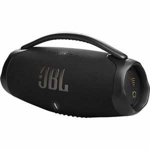 JBL Boombox 3 Portable Bluetooth Speaker System - 80 W RMS - Alexa Supported - Black - 40 Hz to 20 kHz - Dolby Atmos - Wir