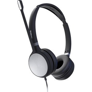 Yealink UH36 Dual Teams Wired Over-the-head Stereo Headset - Black/Silver - Binaural - Supra-aural - 32 Ohm - 20 Hz to 20 