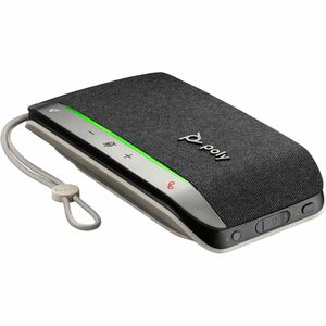 Poly Sync 20 USB-C Speakerphone - USB - Microphone - Battery - Black