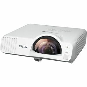 Epson EB-L210SF Short Throw 3LCD Projector - 16:9 - Wall Mountable, Ceiling Mountable, Portable, Tabletop - White - Front,