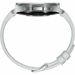 Samsung Galaxy Watch6 Classic (Bluetooth + 4G, 47mm) - 47 mm - Bluetooth - Silver - Leather Band Material - LTE