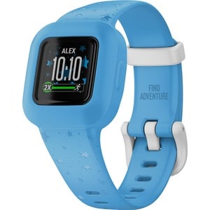Garmin vívofit jr. 3 Smart Watch - Blue Body Color - Silicone Band Material - Accelerometer - Clock Display, Alarm, Timer 