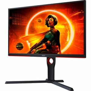 AOC 25G3ZM 25" Class Full HD Gaming LCD Monitor - Black, Red - 24.5" Viewable - Vertical Alignment (VA) - 1920 x 1080 - 16