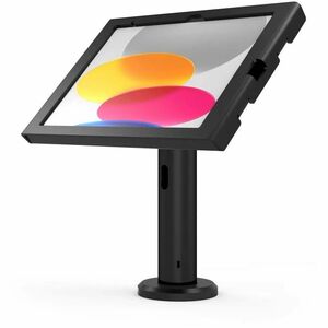 Compulocks iPad 10.9" 10th Gen Swell Enclosure Tilting Stand 4" Black - High-Grade Metal Enclosure, Swivel and Tilting Mou