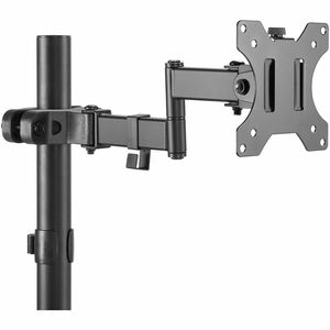Amer Mounts PM111 Mounting Arm for Monitor, Pole Mount - Matte Black - 1 Display(s) Supported - 17" to 32" Screen Support 