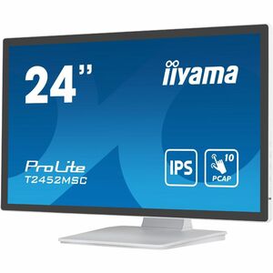iiyama ProLite T2452MSC-W1 24 Zoll Class LCD-Touchscreen-Monitor - 16:9 Format - 14 ms Reaktionszeit - 60,5 cm (23,8 Zoll)