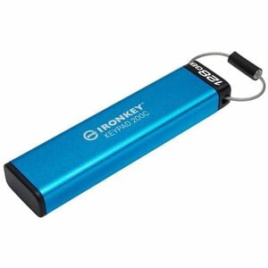 IronKey Keypad 200 128GB USB 3.2 (Gen 1) Type C Flash Drive - 128 GB - USB 3.2 (Gen 1) Type C - 280 MB/s Read Speed - 200 