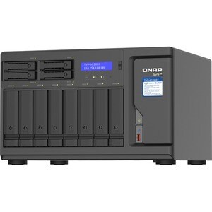 QNAP, QNAP TVS-H1288X-W1250-16G SAN/NAS Storage System - Intel Xeon W-1250 Hexa-core (6 Core) 3.30 GHz - 8 x HDD Supported