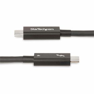 StarTech.com Cable de 2m Thunderbolt 4 Activo 40Gbps PD 100W - 4K/8K - Compatible con USB4/Modo Alt DP - Thunderbolt 3 - U