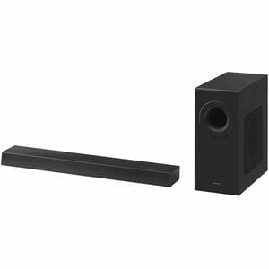 Panasonic HTB490 2.1 Bluetooth Sound Bar Speaker - 320 W RMS - Black - Wall Mountable - Tabletop - DTS Digital Surround - 