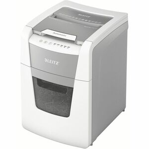 Leitz IQ Autofeed 100 Paper Shredder - Continuous Shredder - Micro Cut - 6 Per Pass - for shredding Paper - P-5 - 220 mm T