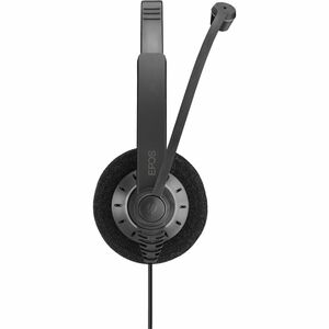 EPOS IMPACT SC 30 Wired On-ear Mono Headset - Black - Monaural - Electret, Condenser, Noise Cancelling, Uni-directional Mi