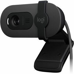 Webcam Logitech BRIO 100 - 2 Mégapixels - 30 fps - Graphite - USB Type A - Full HD - Vidéo 1920 x 1080 - Focale fixe - 58°