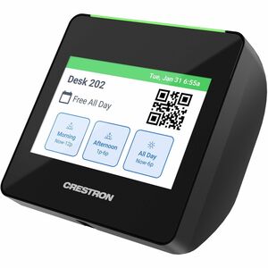 Crestron TSS-470E-TTK-B-T Mounting Enclosure for Room Scheduling Touch Screen - Textured Black - Plastic